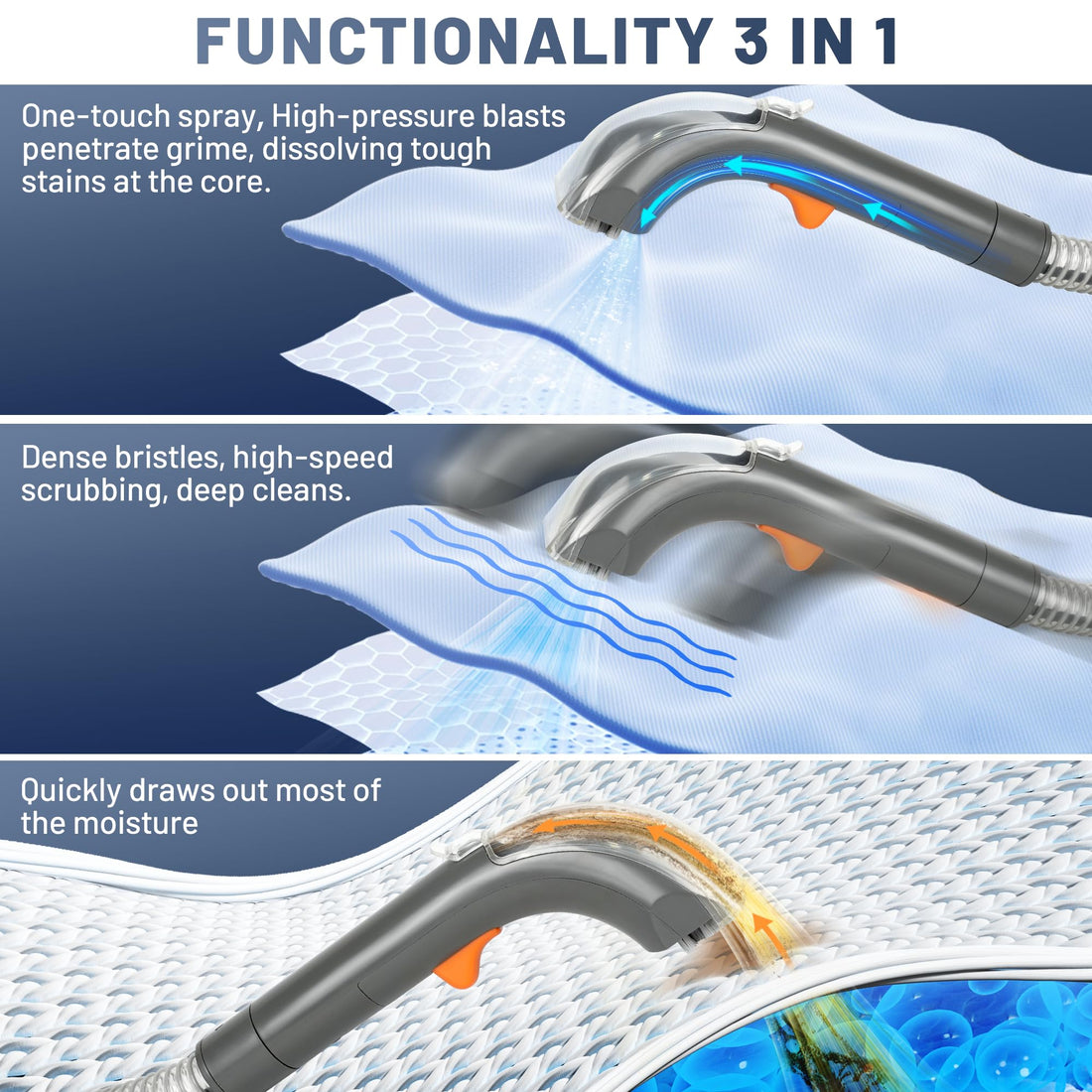 Heißluftfritteuse 7L mit Sichtfenster & Touchscreen – Airfryer mit 10 Programmen, Aufheizfunktion, Innenbeleuchtung | Frittieren ohne Fett | BPA- & PFAS-frei