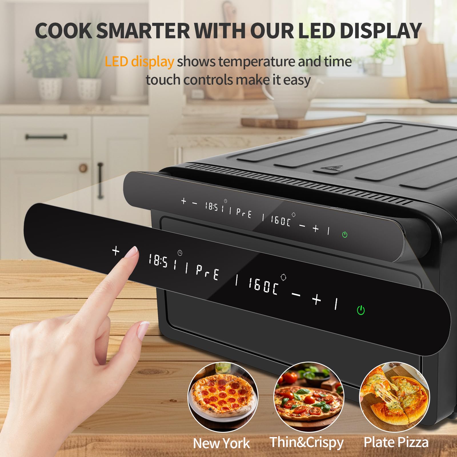 Premium Pizzamaker – Perfekte Pizza in 3 Minuten, wie vom Profi