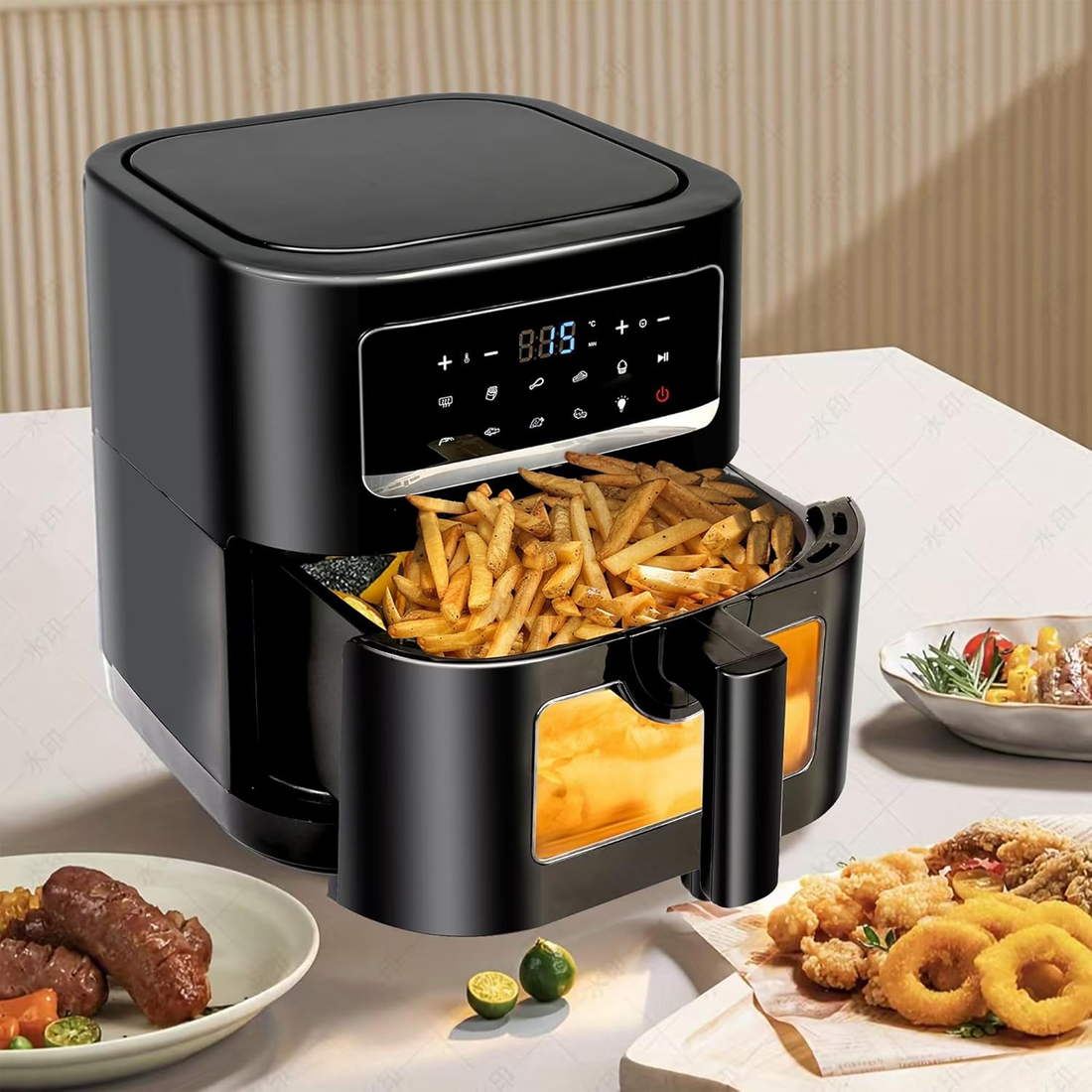 Airfryer 7L mit Sichtfenster – Gesünder Genießen & Effizient Kochen