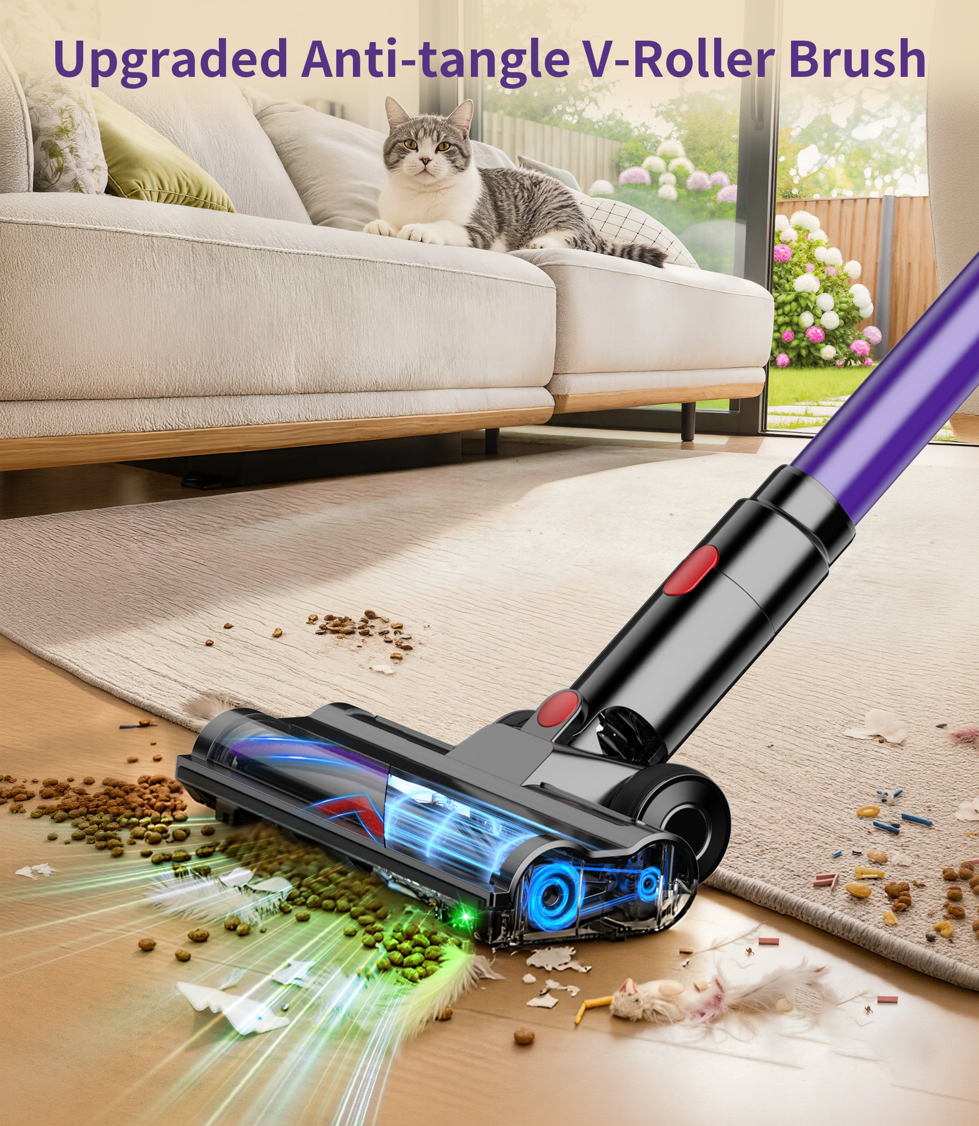 Heißluftfritteuse 7L mit Sichtfenster & Touchscreen – Airfryer mit 10 Programmen, Aufheizfunktion, Innenbeleuchtung | Frittieren ohne Fett | BPA- & PFAS-frei