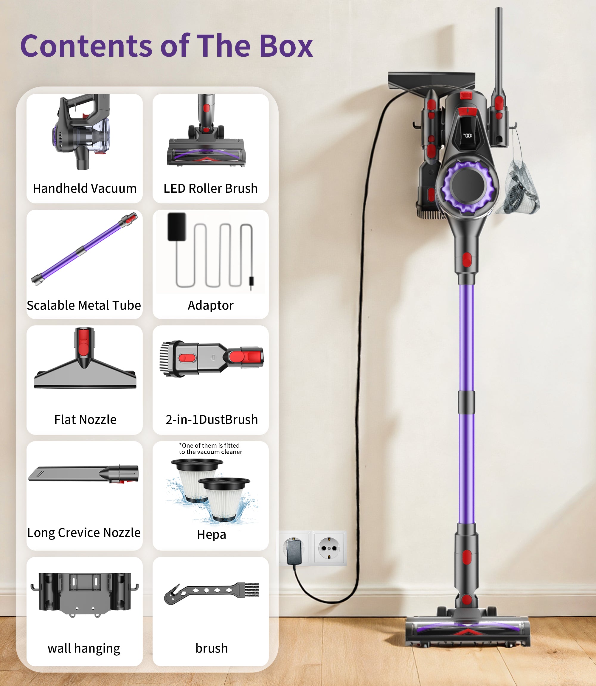Heißluftfritteuse 7L mit Sichtfenster & Touchscreen – Airfryer mit 10 Programmen, Aufheizfunktion, Innenbeleuchtung | Frittieren ohne Fett | BPA- & PFAS-frei